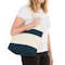Medium Nautical Stripe 100% Cotton Tote - Other View: 2