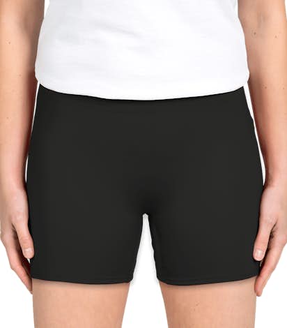 Badger Ladies Compression Volleyball Short - Black