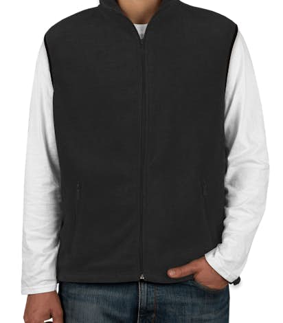 Harriton Fleece Vest - Black