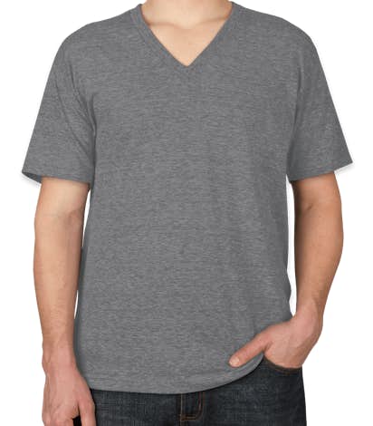 American Apparel Tri-Blend V-Neck T-shirt - Athletic Grey
