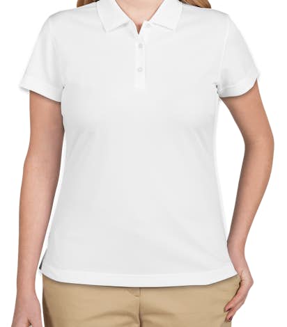 Adidas Ladies ClimaLite Performance Polo - White / Black