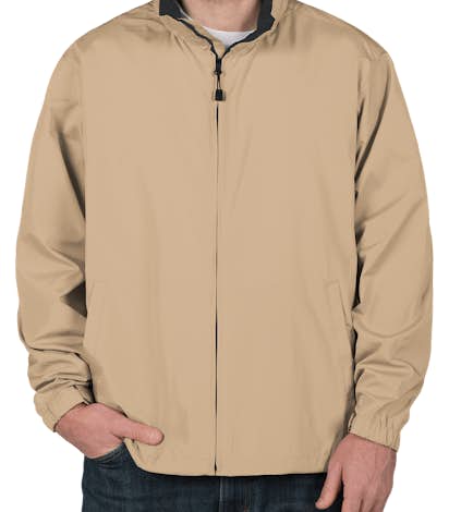 North End Full Zip Hooded Jacket - Putty