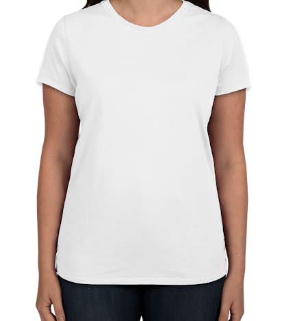 GAP Ladies Vintage Wash Crewneck Tee - Optic White