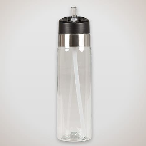20 oz. Flip Straw Tritan™ Sport Water Bottle - Clear