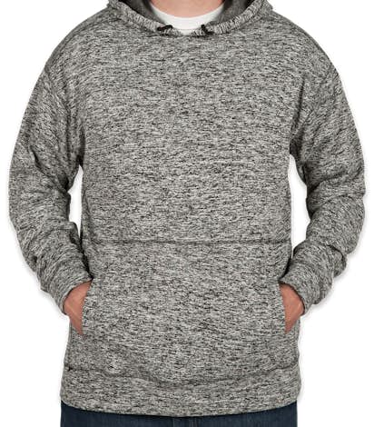 J. America Cosmic Performance Pullover Hoodie - Charcoal Fleck