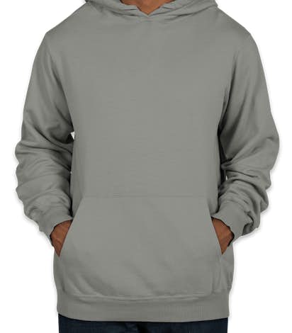 Port & Company Pigment Dyed Pullover Hoodie - Pewter