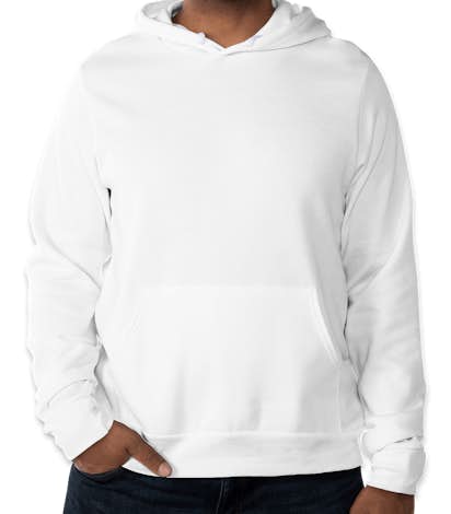 Canvas Ultra Soft Pullover Hoodie - White