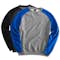 Independent Trading Heather Raglan Crewneck Sweatshirt