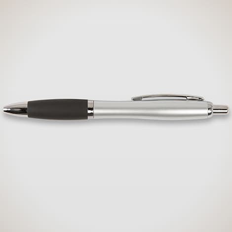 Nash Two Tone Pen (black ink) - Silver / Black