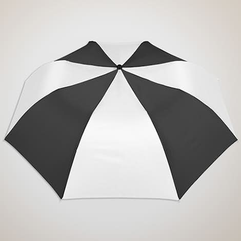 Vitronic Multi-Tone Auto Open Compact 44" Umbrella - Black / White