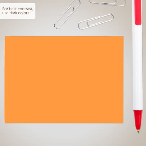 Neon - 3M Post-it® Note- 4" x 3" - 50 sheets/pad - Neon Orange