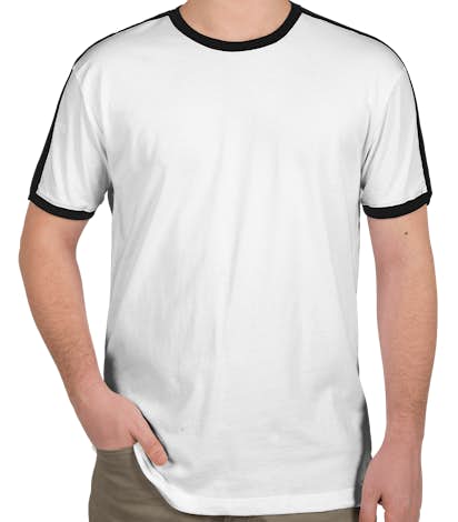 LAT Soccer T-shirt - White / Black