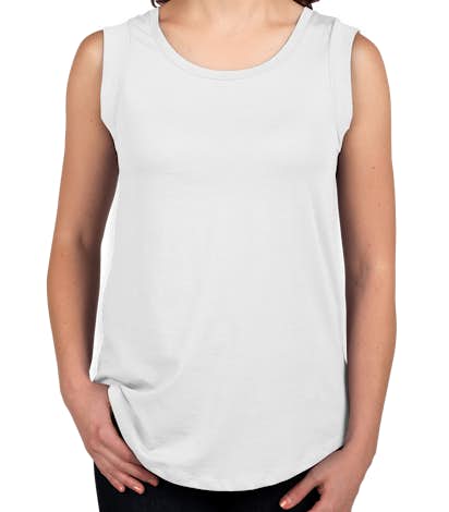 Alternative Apparel Ladies Cap Sleeve Muscle Tank - White