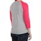 LAT Ladies Baseball Raglan - Other View: 2