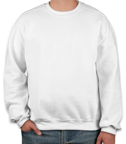 Gildan Premium Blend Midweight Crewneck Sweatshirt - White