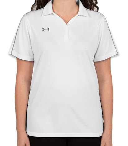 Under Armour Ladies Tech Polo - White